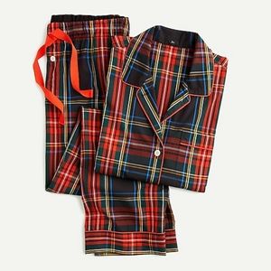 JCrew Womens Stewart Tartan Holiday PJs Size M